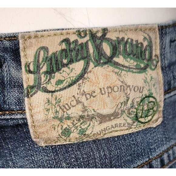 Lucky Brand Current Easy Rider Button Fly Jeans - Size 6/27 - Picture 9 of 11